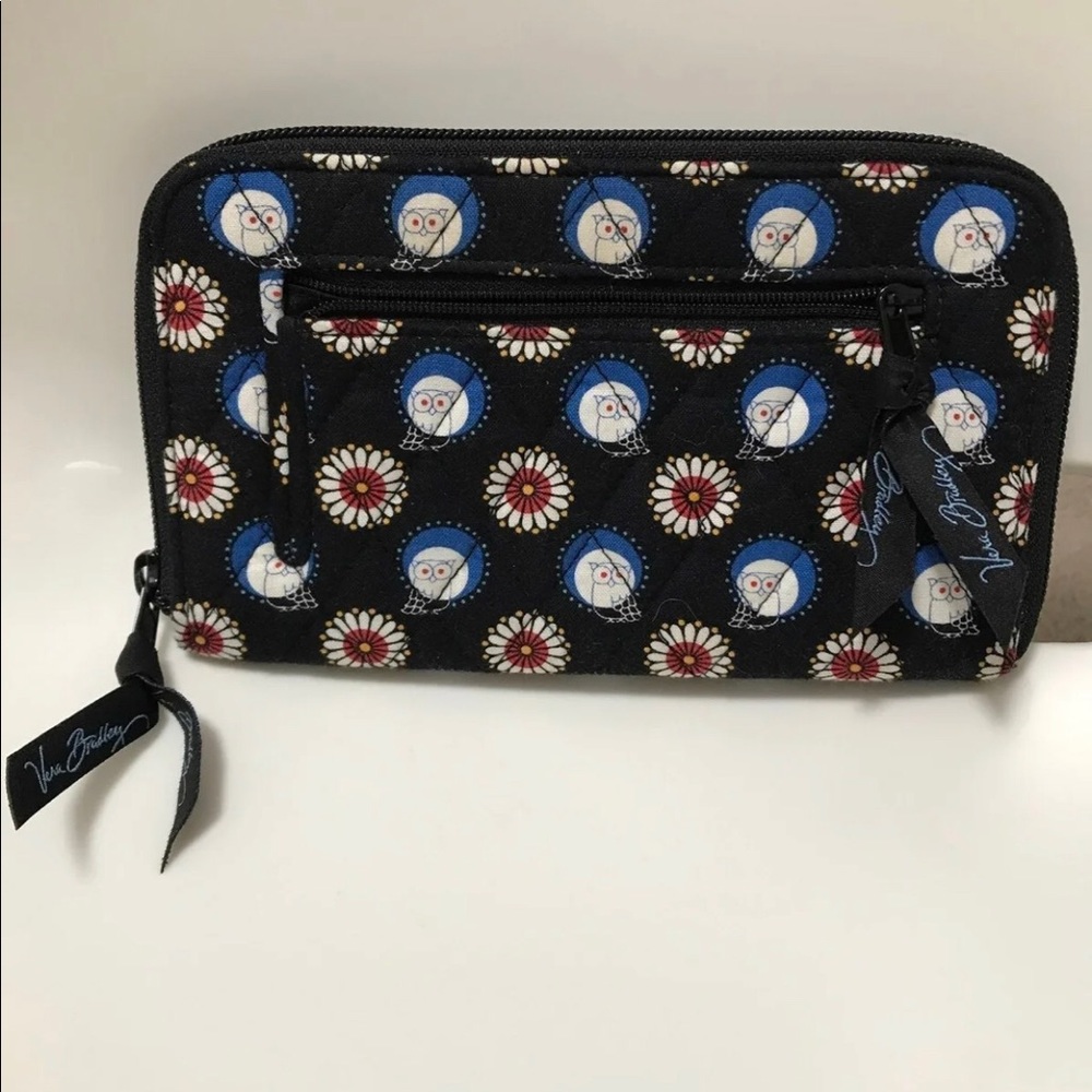 Vera Bradley Wallet Wristlet - Retired Owl Print